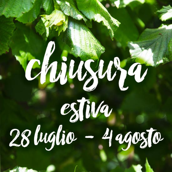 Chiusura Feriale Estiva